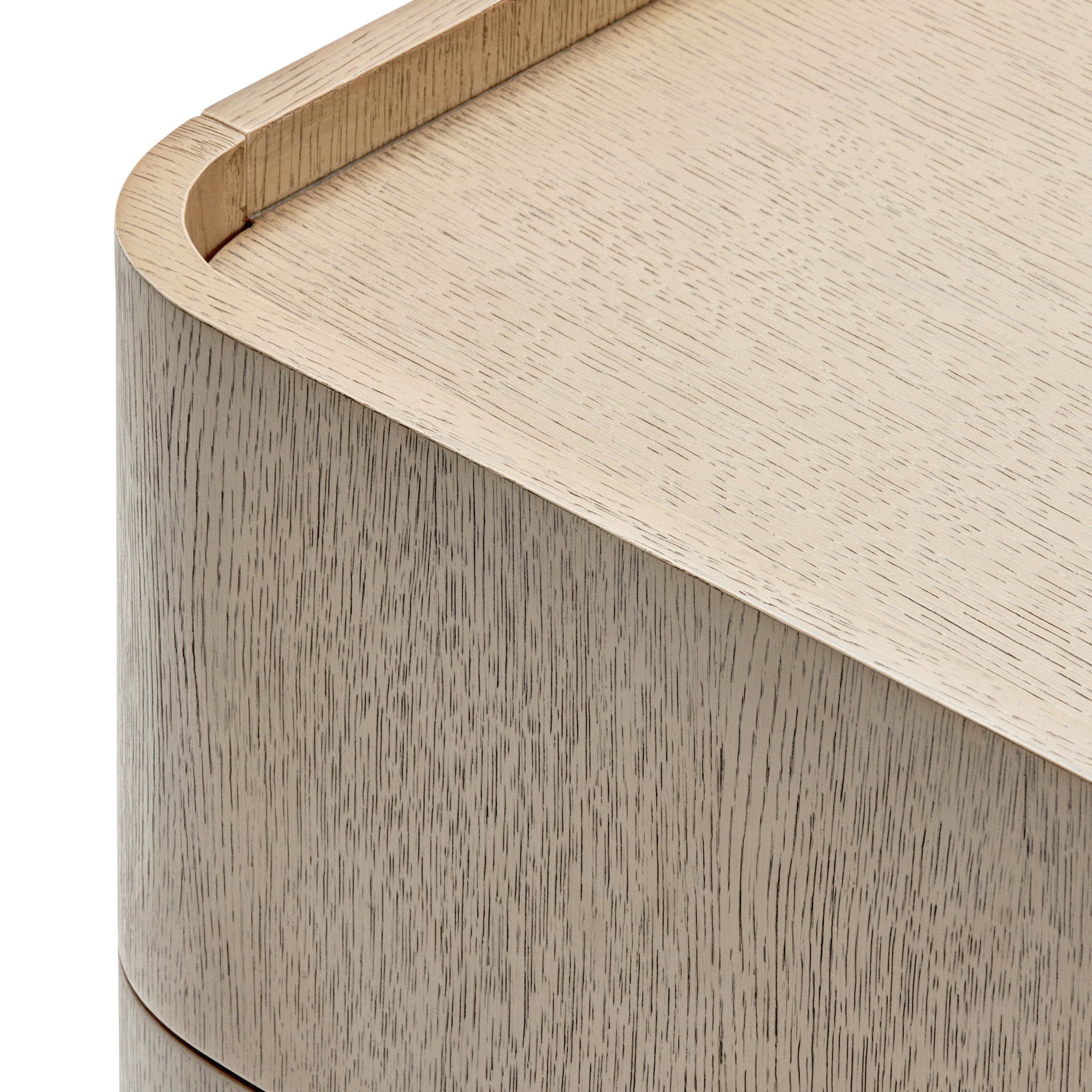 Maverick Bedside - Ash | Pewter