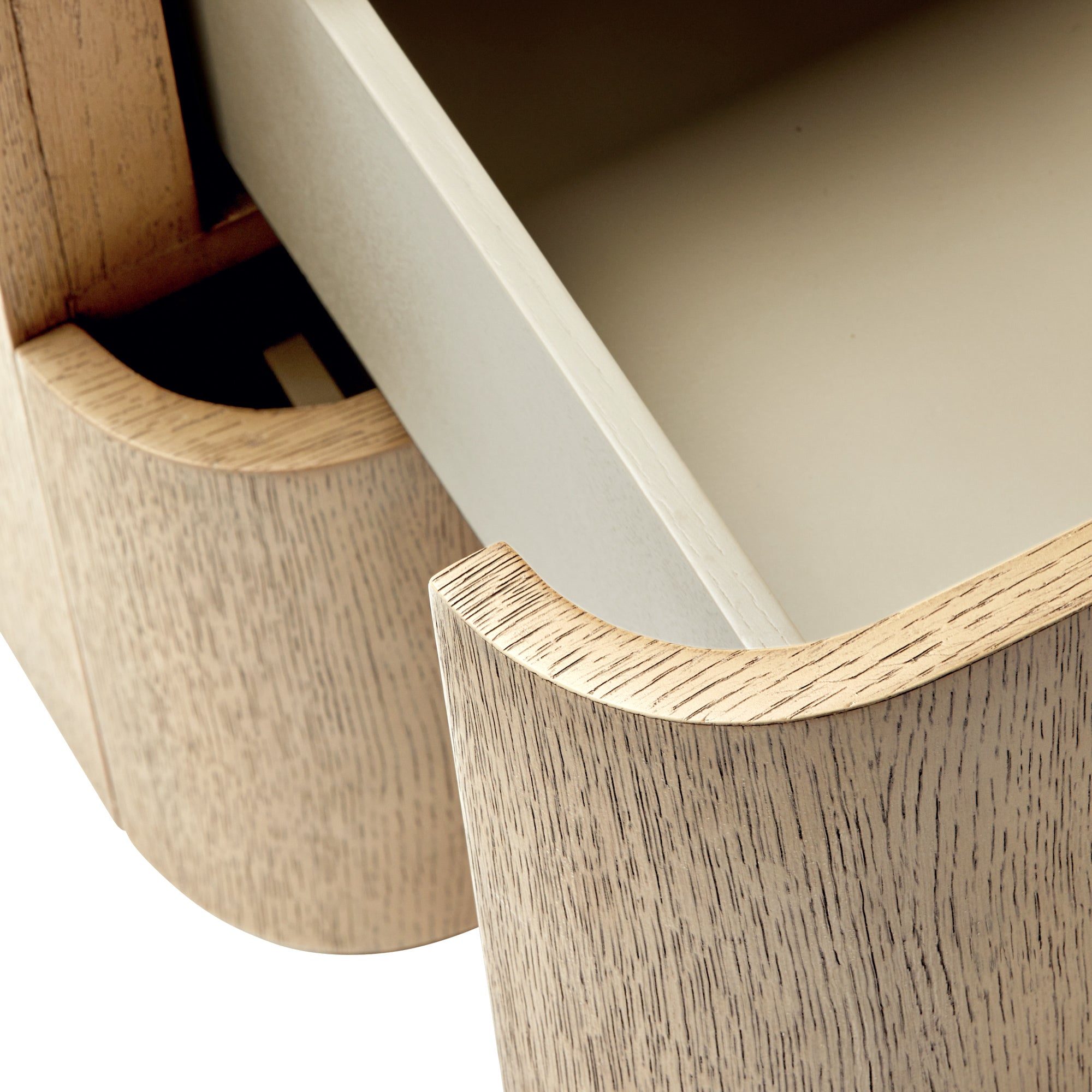 Maverick Bedside - Natural | Brass