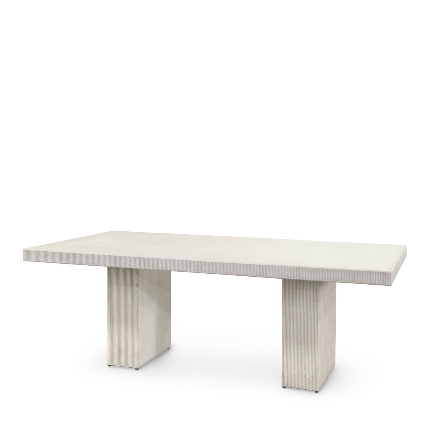Delano Outdoor Rectangle Dining Table White