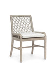 Montecito Outdoor Side Chair - Sailcloth Salt 64 Fabric