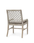 Montecito Outdoor Side Chair - Sailcloth Salt 64 Fabric