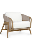 Casey Outdoor Lounge Chair Taupe