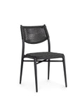 Cody Outdoor Stackable Side Chair Midnight
