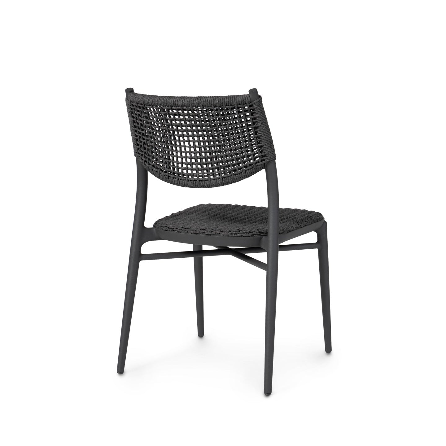 Cody Outdoor Stackable Side Chair Midnight
