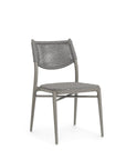 Cody Outdoor Stackable Side Chair Pebble