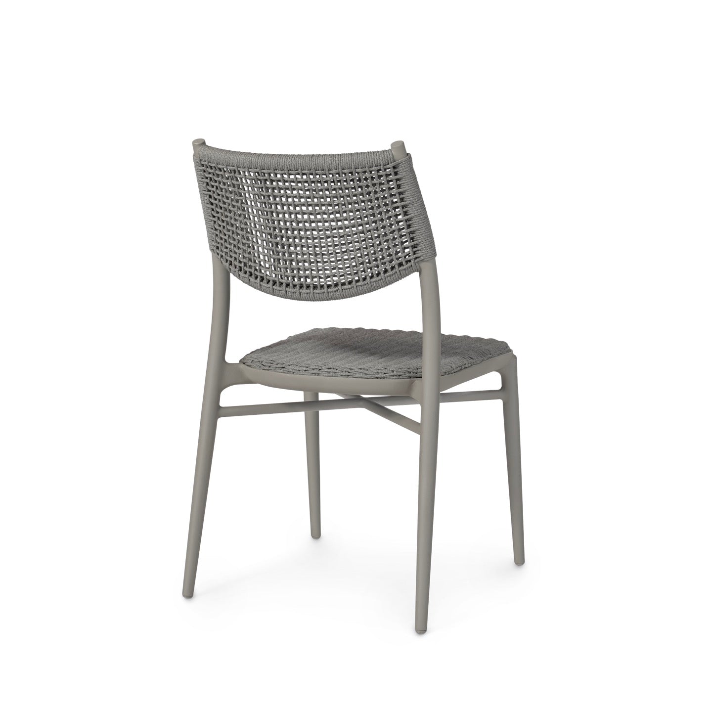 Cody Outdoor Stackable Side Chair Pebble