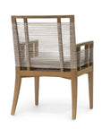 Amalfi Outdoor Arm Chair - Sailcloth Salt 64 Fabric