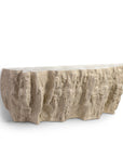 Camilla Fossilized Clam Console Table Long