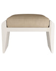 Alanna Ottoman - Leather