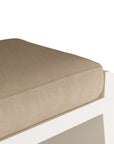 Alanna Ottoman - Leather