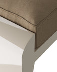 Alanna Ottoman - Leather