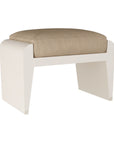 Alanna Ottoman - Leather