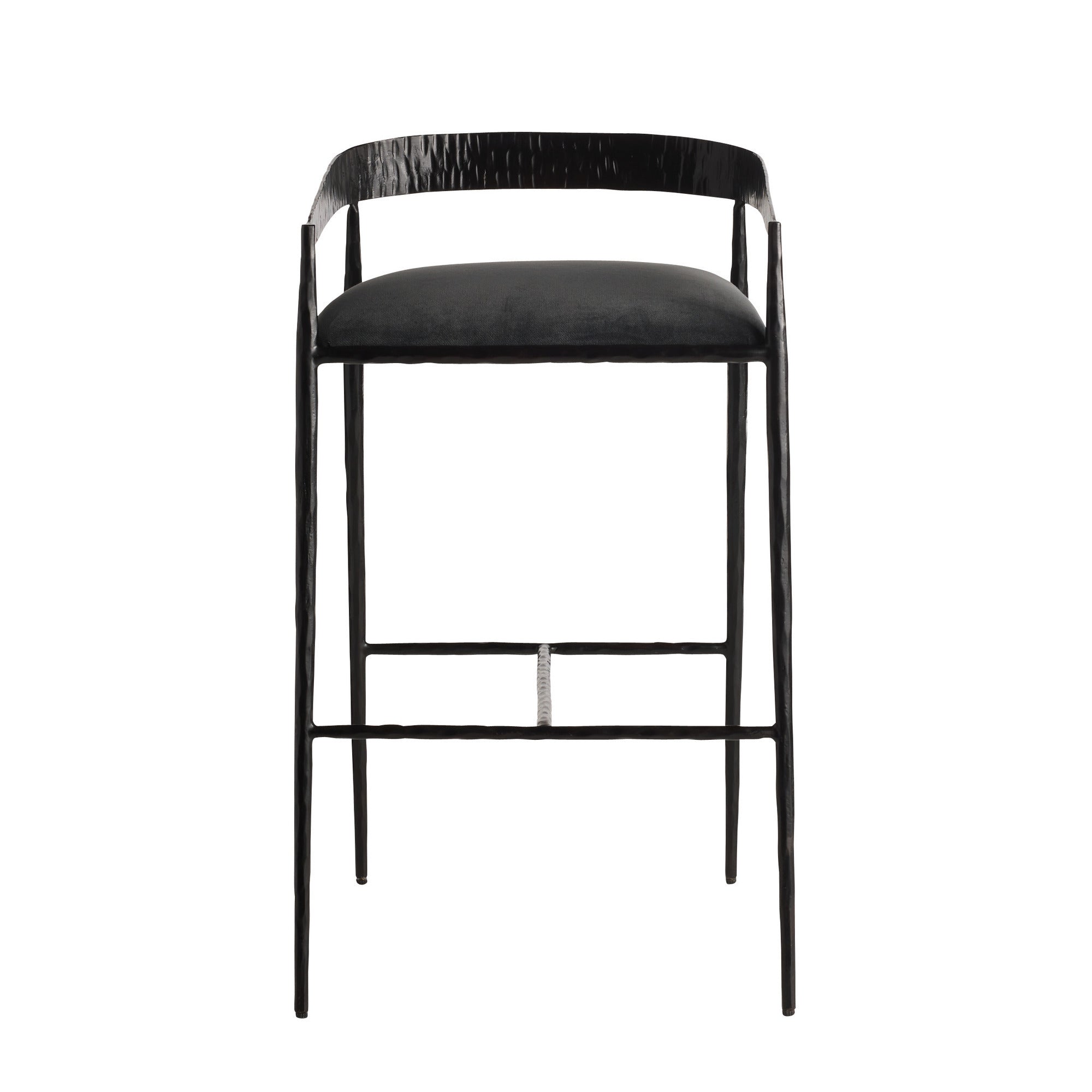 Ansel Bar Stool - Midnight Grey