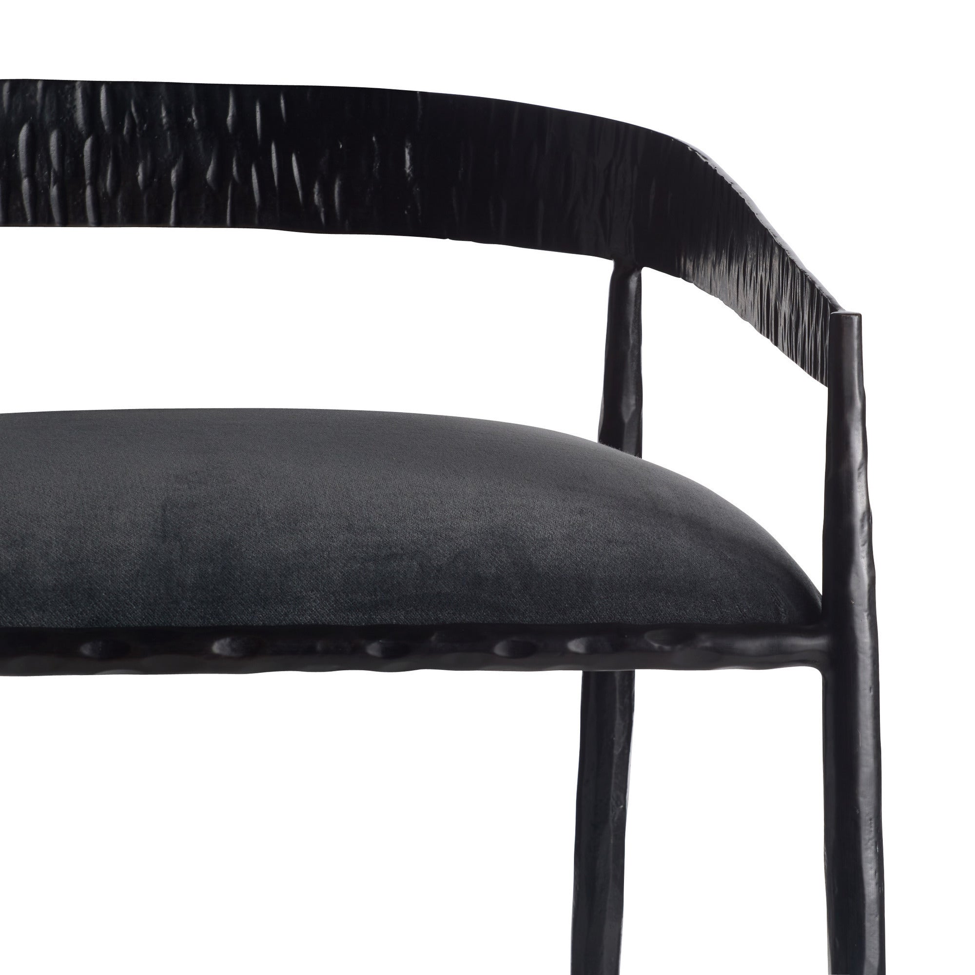 Ansel Bar Stool - Midnight Grey