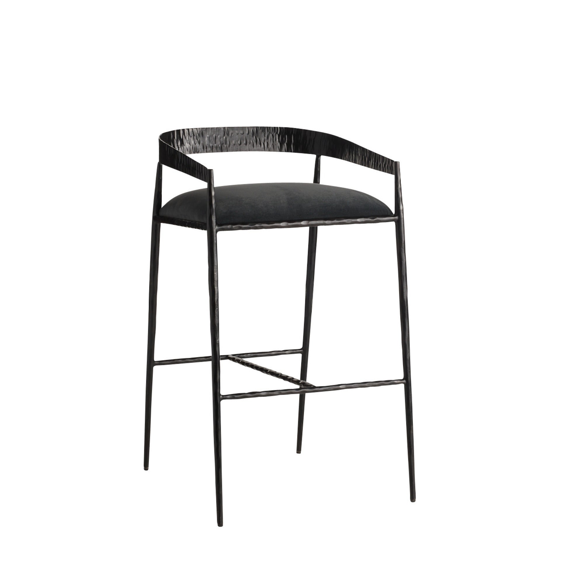 Ansel Bar Stool - Midnight Grey