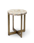 Durham Fossilized Clam Side Table