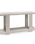 Clint Console Table, White Sand