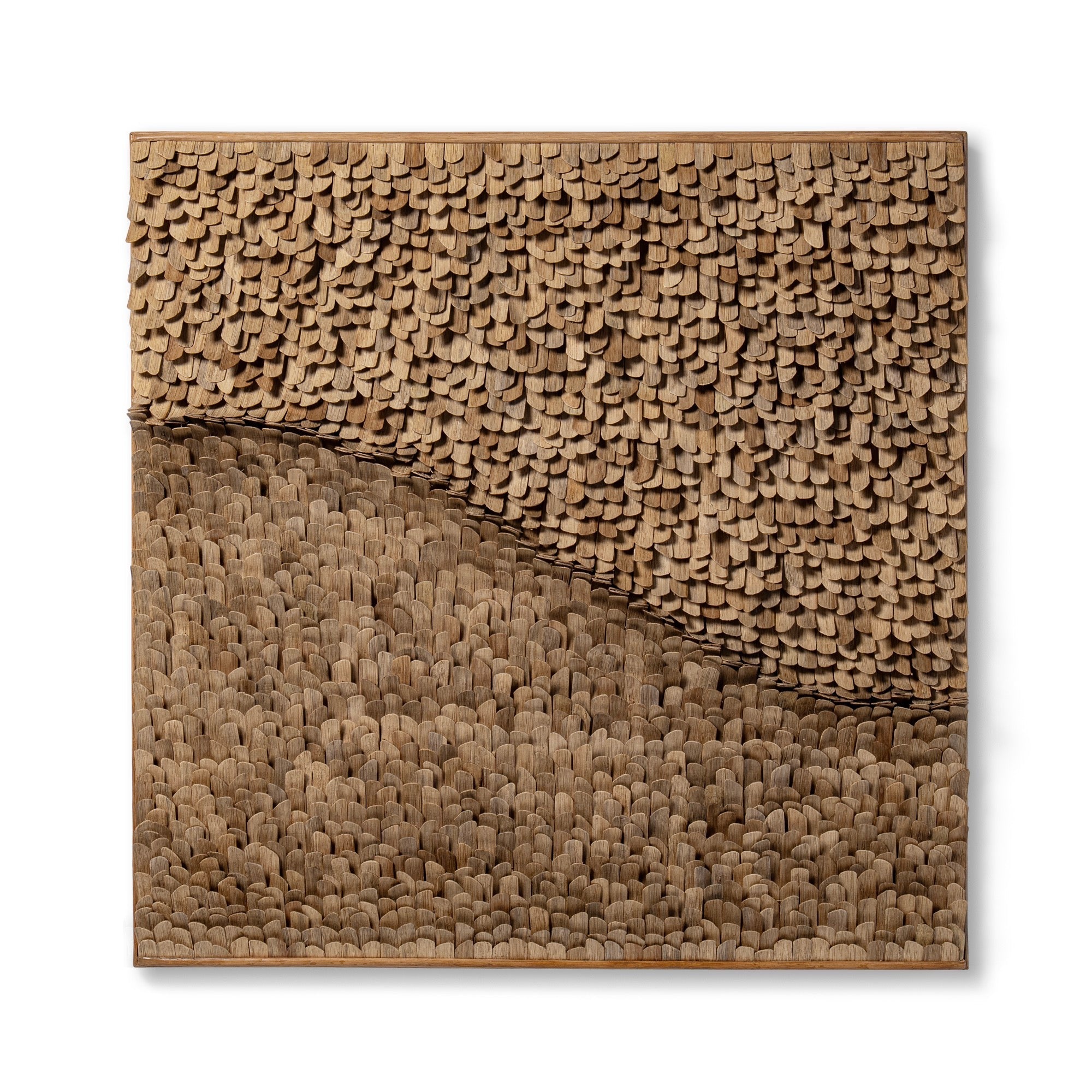 Iona Rattan Wall Decor Square Natural