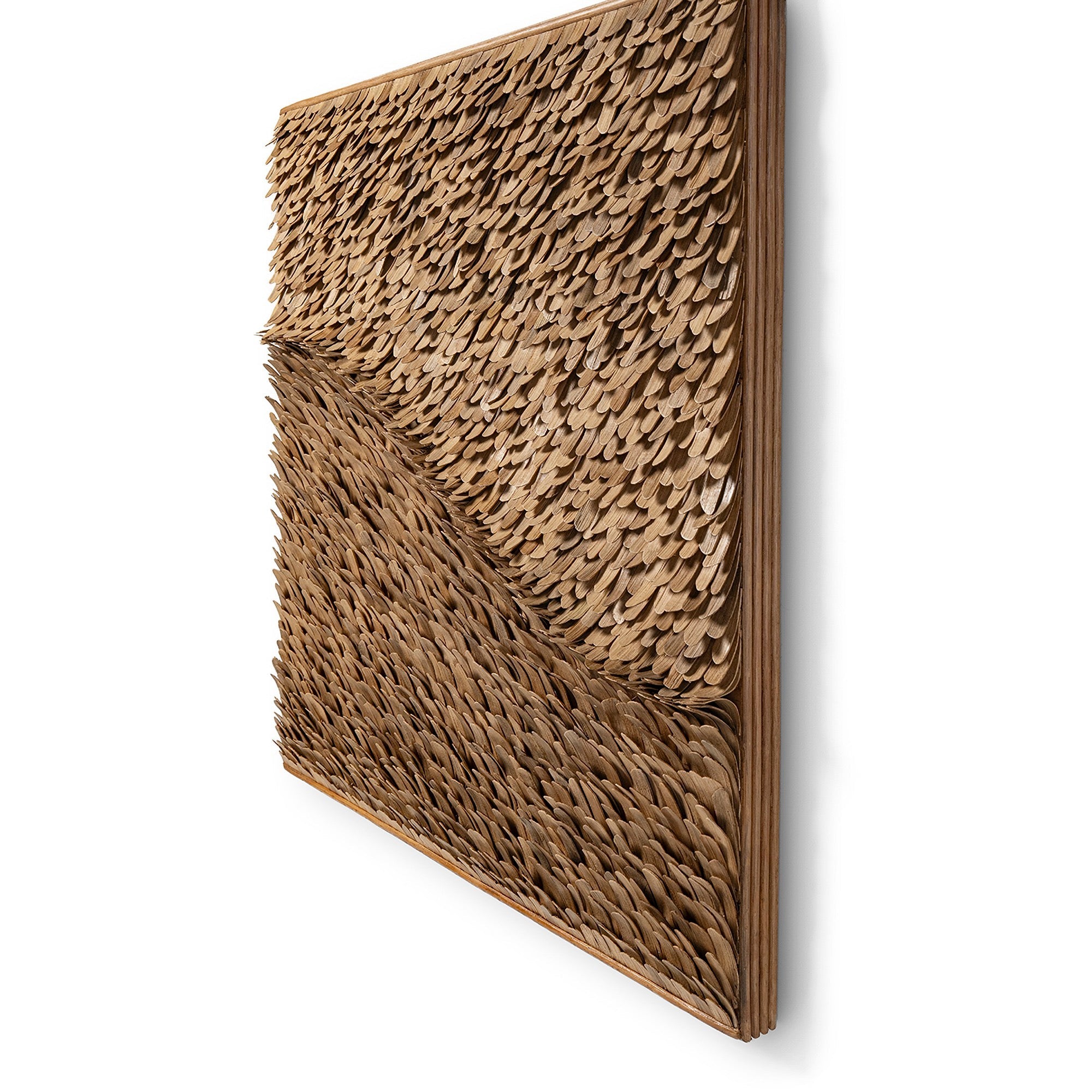 Iona Rattan Wall Decor Square Natural