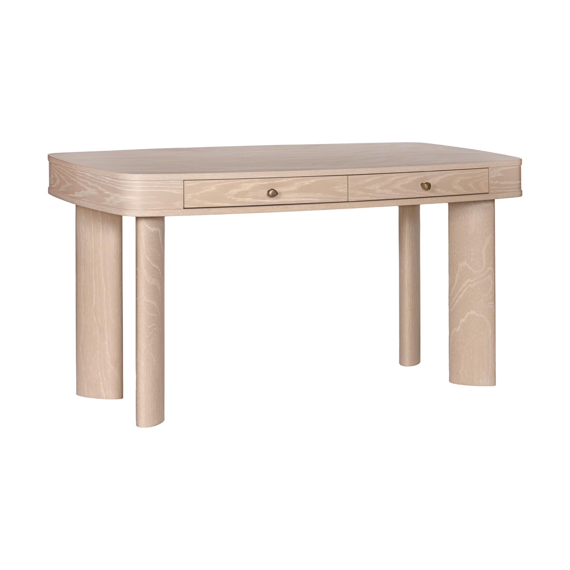 Parker Desk - Ash | Pewter