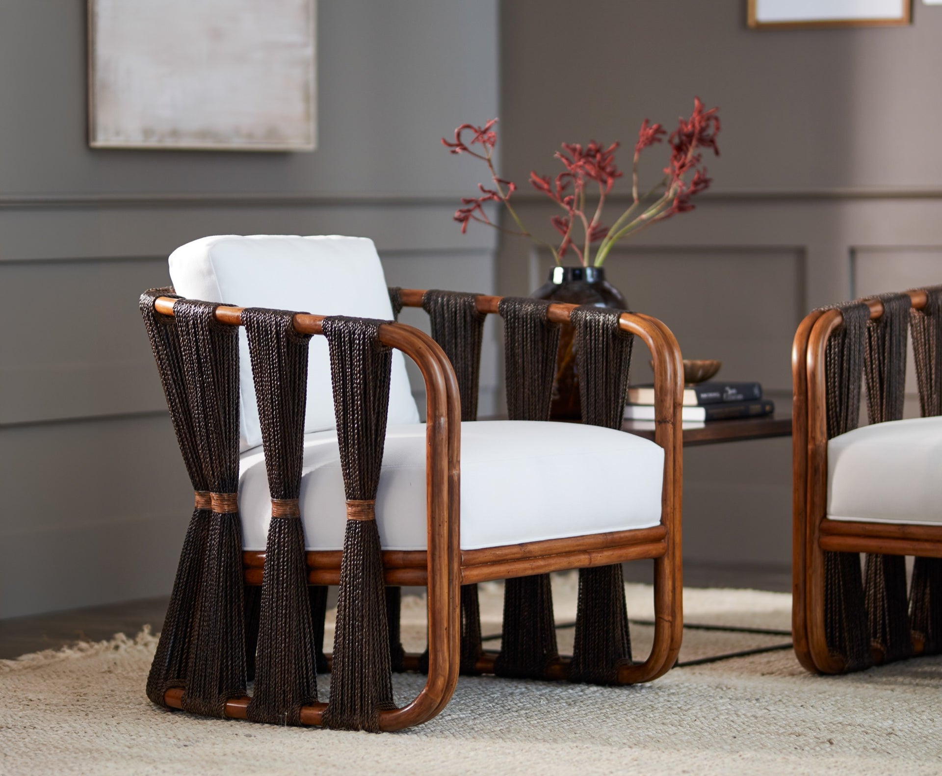 Strings Attached Lounge Chair, Dark – Boyd Blue