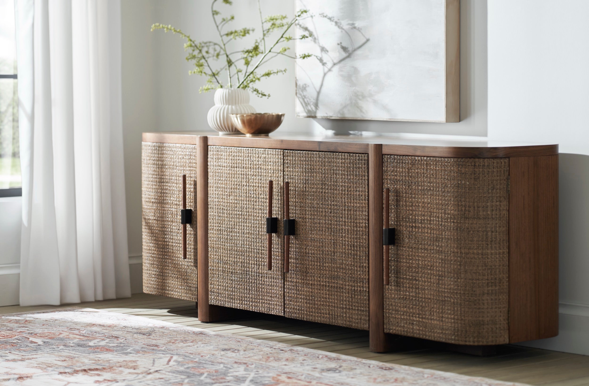 Zoey Walnut Sideboard – Boyd Blue