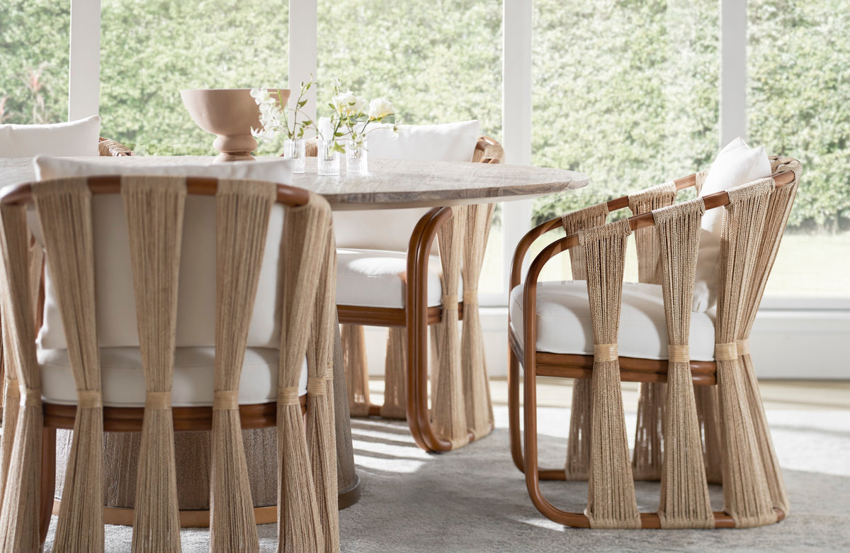 Strings Attached Arm Chair Light – Boyd Blue