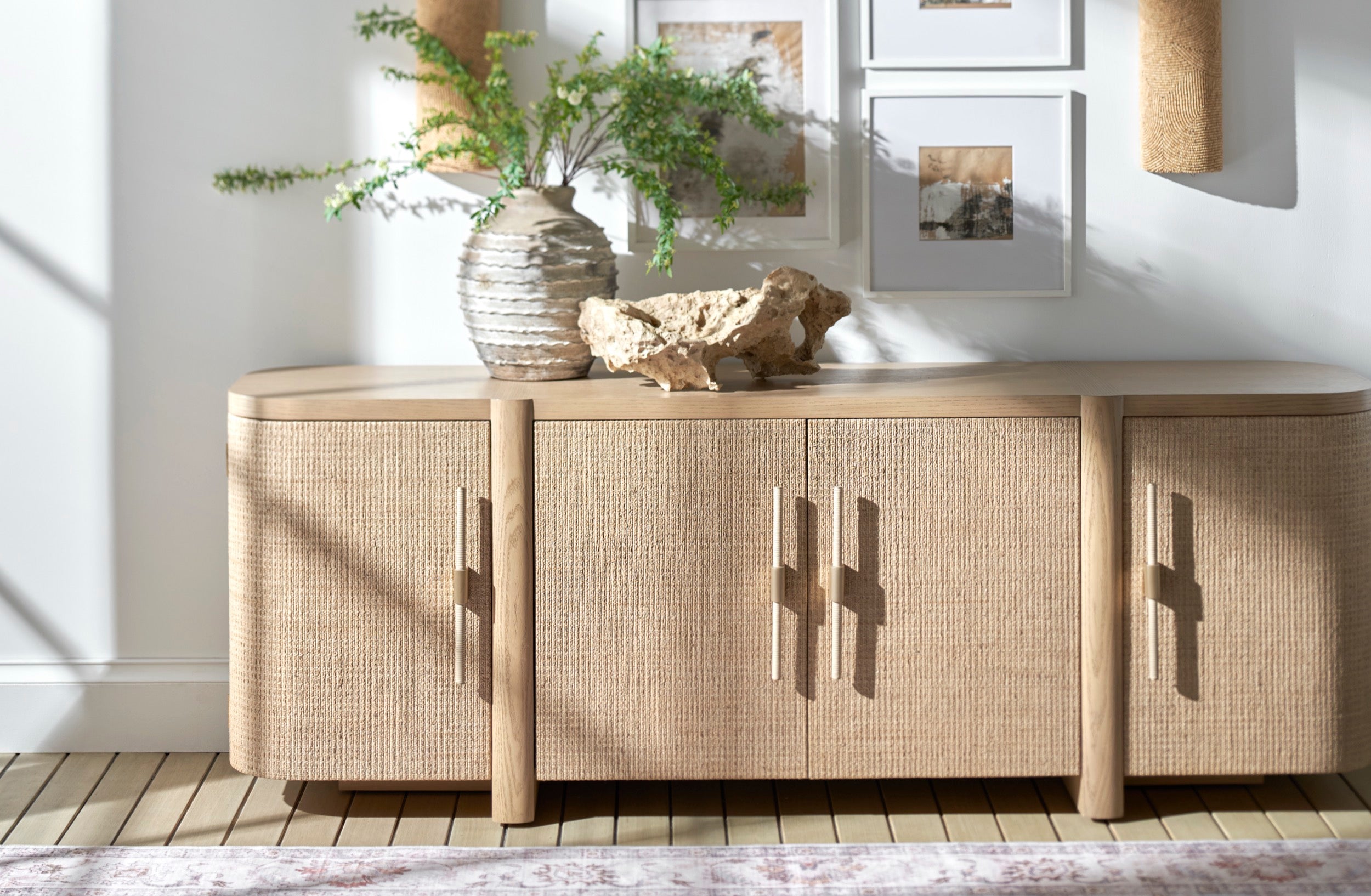 Zoey Natural Oak Sideboard – Boyd Blue