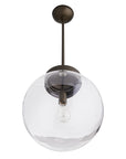 Reeves Large Outdoor Pendant - Aged Brass