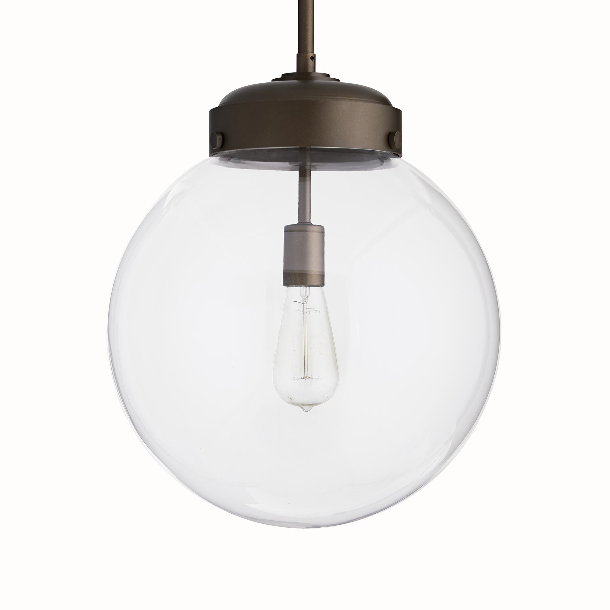 Reeves Large Outdoor Pendant - Aged Brass
