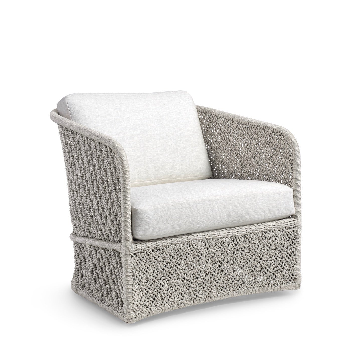 Jenson Outdoor Swivel Lounge Chair Grey