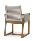 San Martin Outdoor Arm Chair Taupe - Sailcloth Salt 64 Fabric