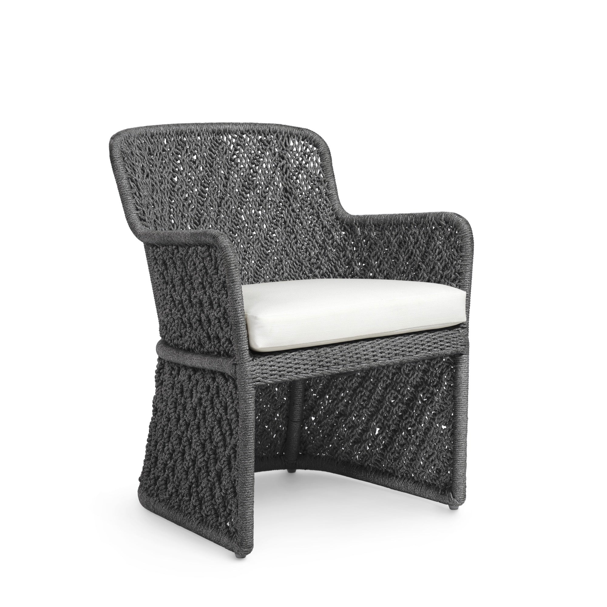 Jenson Outdoor Arm Chair Charcoal