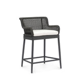 Load image into Gallery viewer, Somerset Outdoor 24&quot; Counter Barstool Charcoal