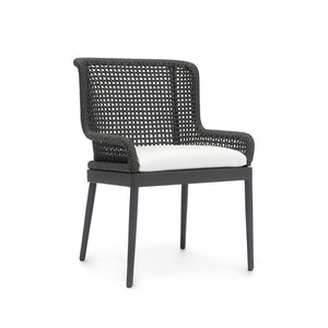 Somerset Outdoor Side Chair Charcoal
