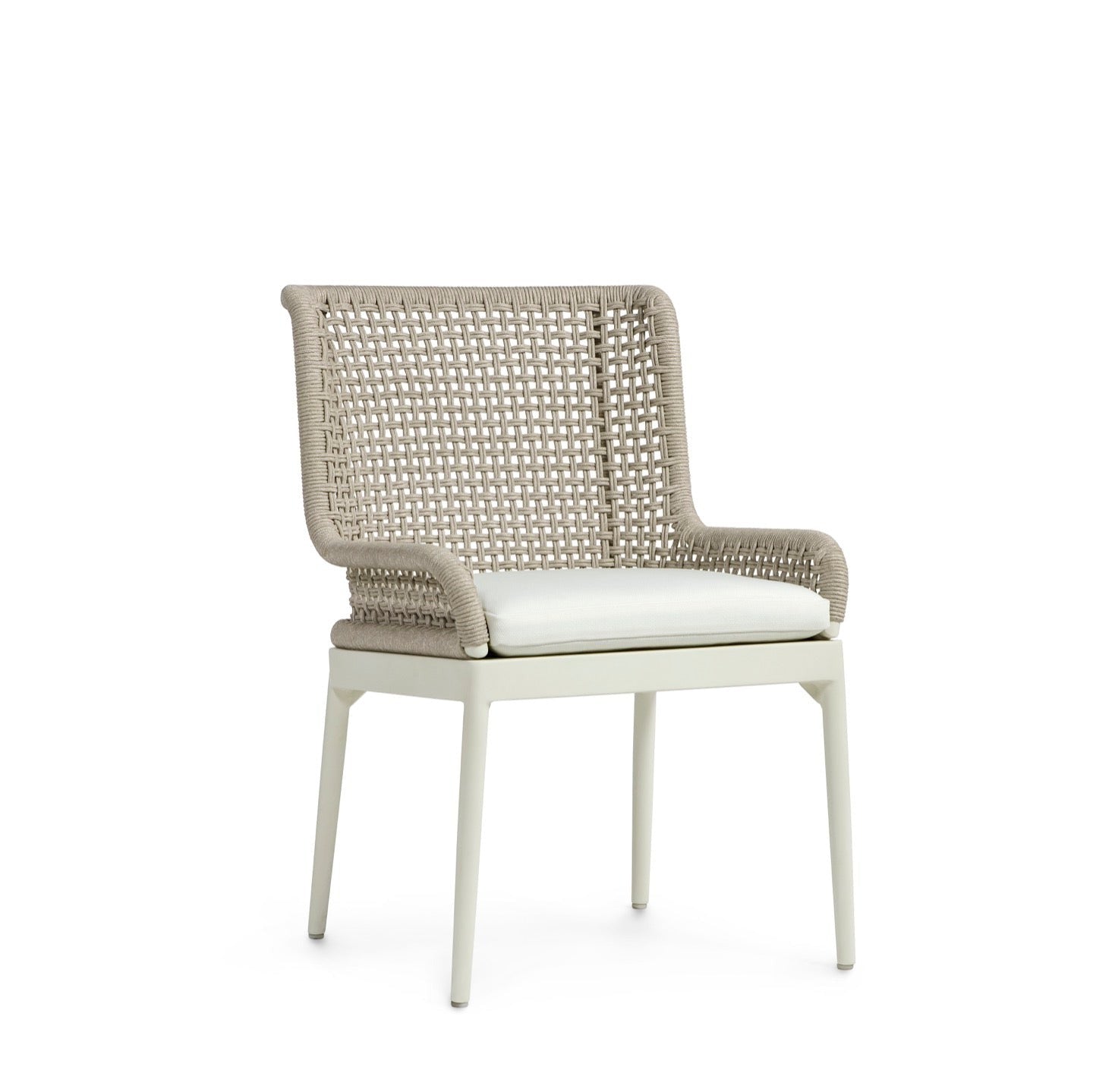 Somerset Outdoor Side Chair Ivory
