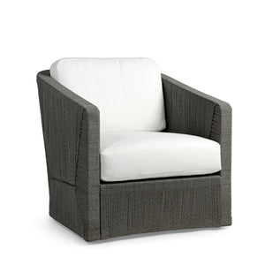 Carmine Outdoor Swivel Lounge Chair Coal