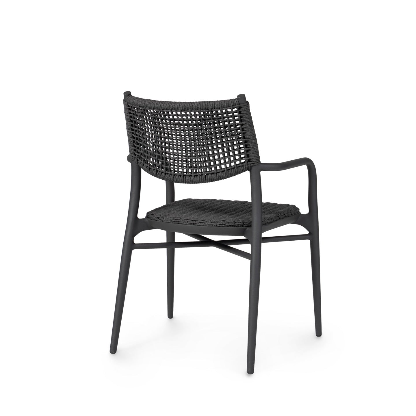 Cody Outdoor Stackable Arm Chair Midnight