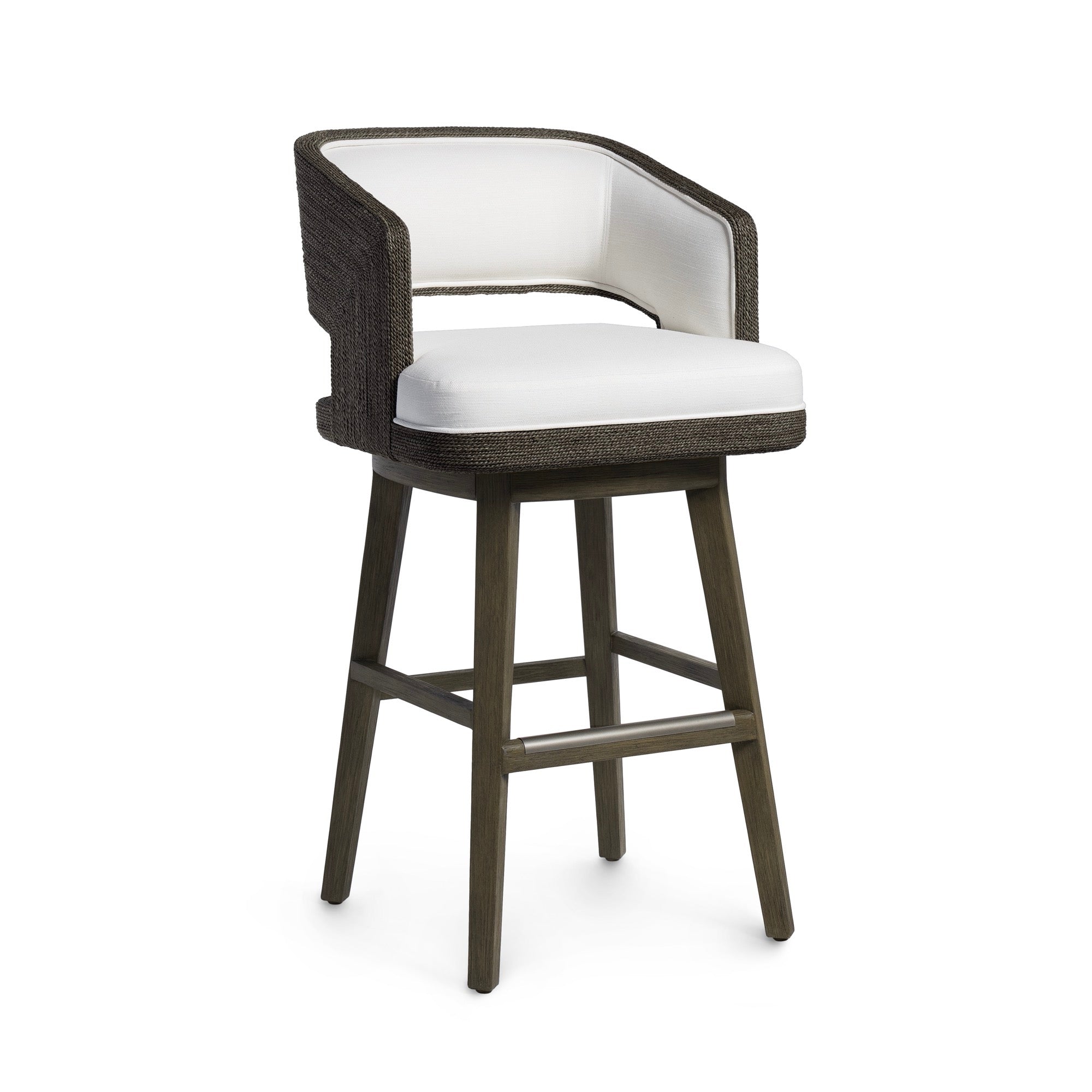 Hadley 30" Swivel Barstool Charcoal