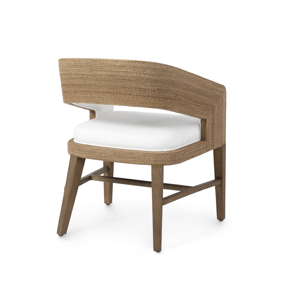 Hadley Arm Chair Natural – Boyd Blue