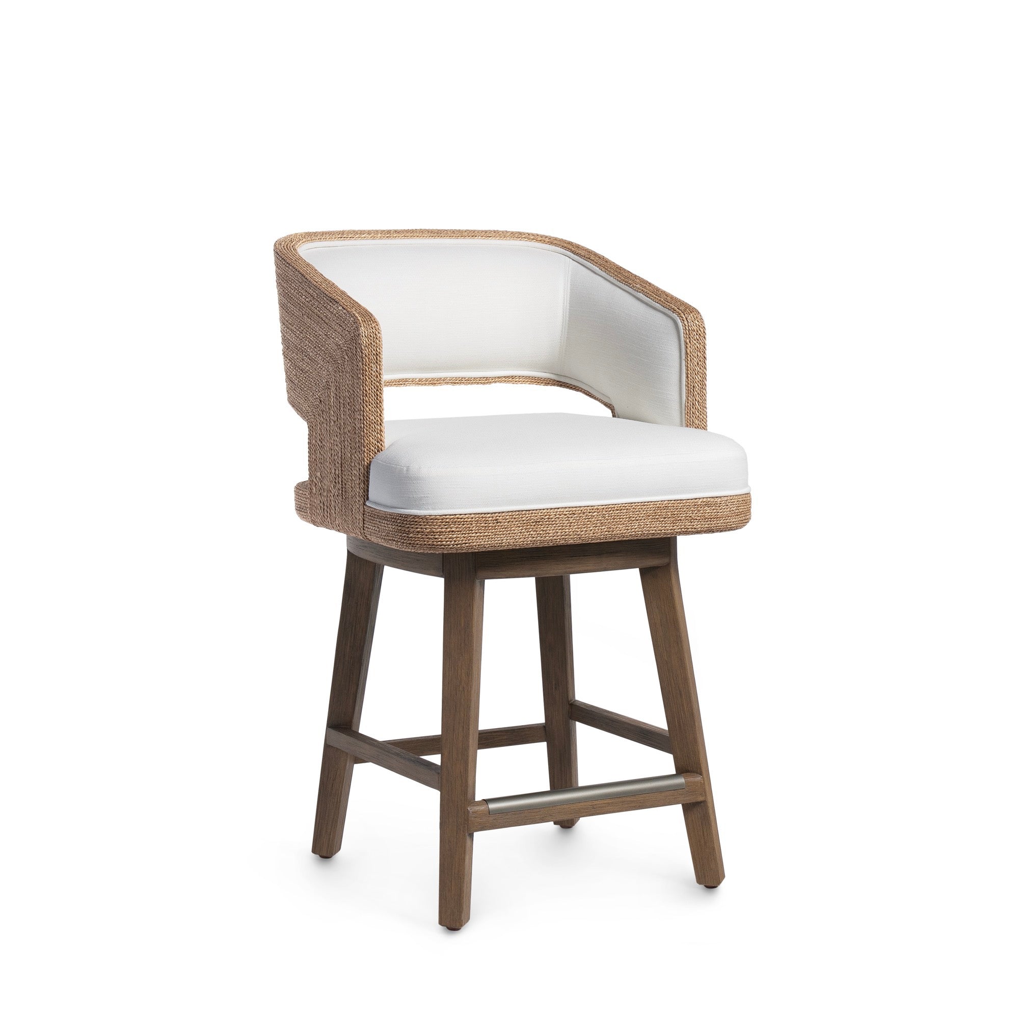 Hadley 24" Swivel Counter Stool Natural