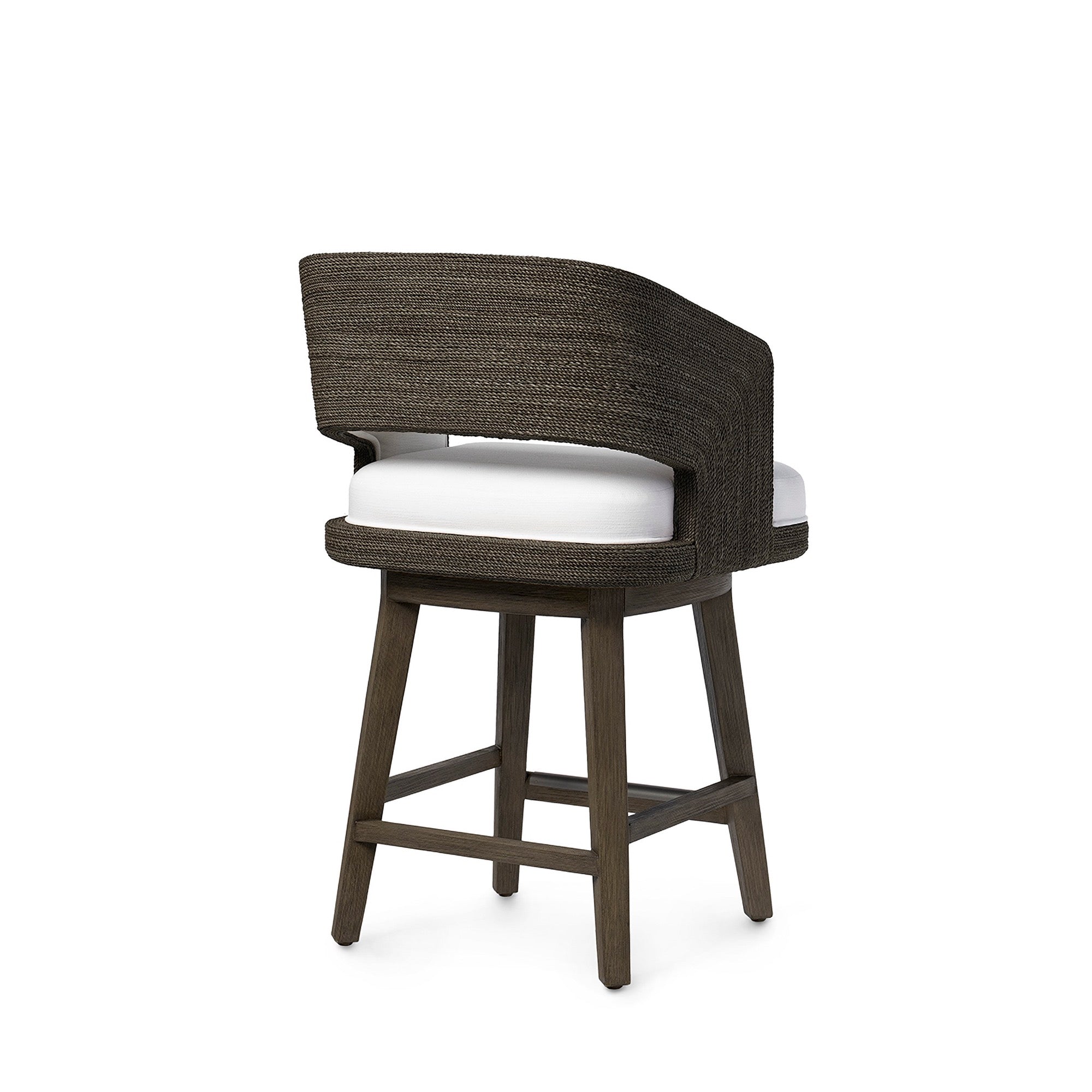 Hadley 24" Swivel Counter Stool Charcoal