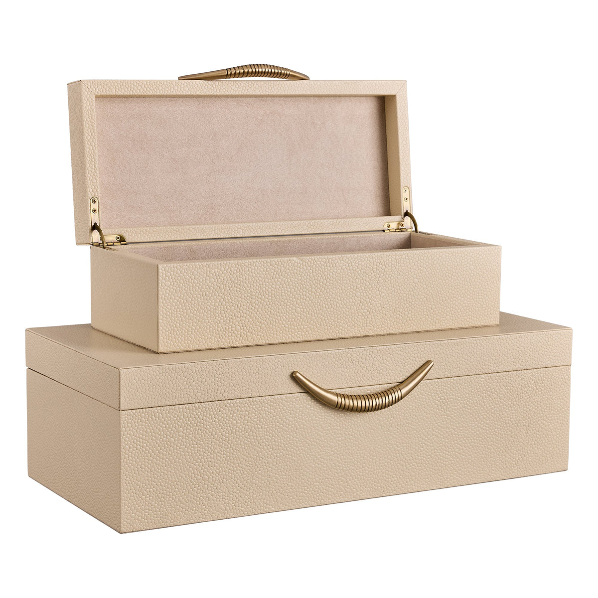 Crescent Boxes, Set of 2