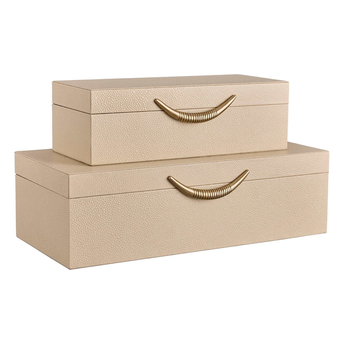 Crescent Boxes, Set of 2