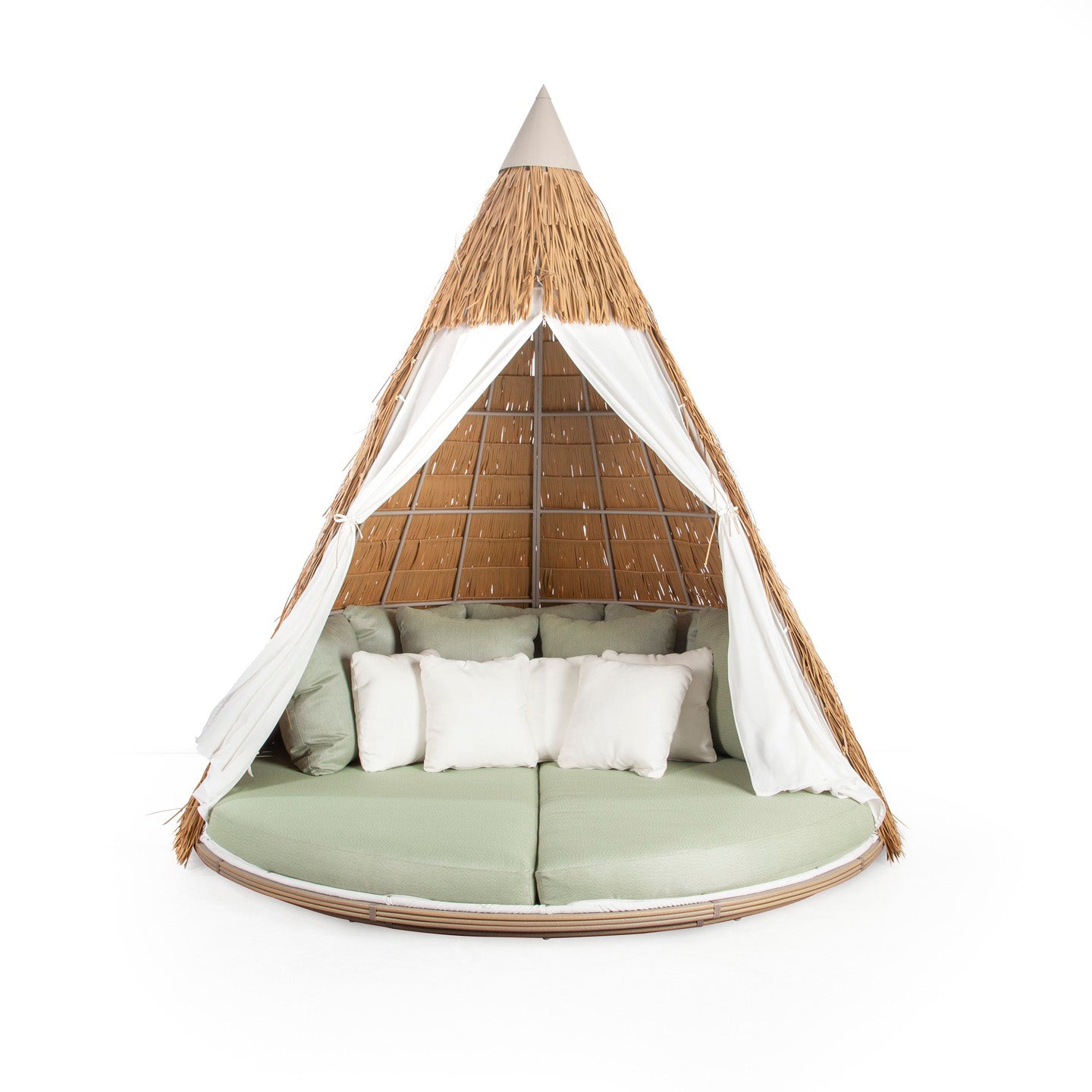 Cone Daybed with Curtains