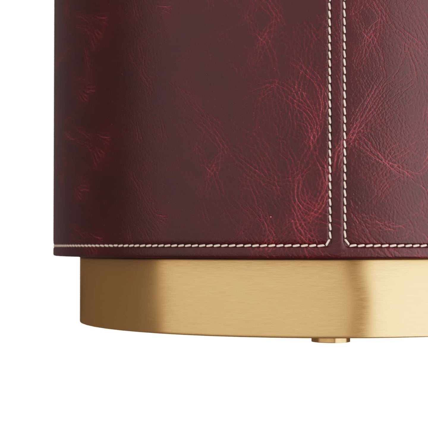 Wes Accent Table - Merlot