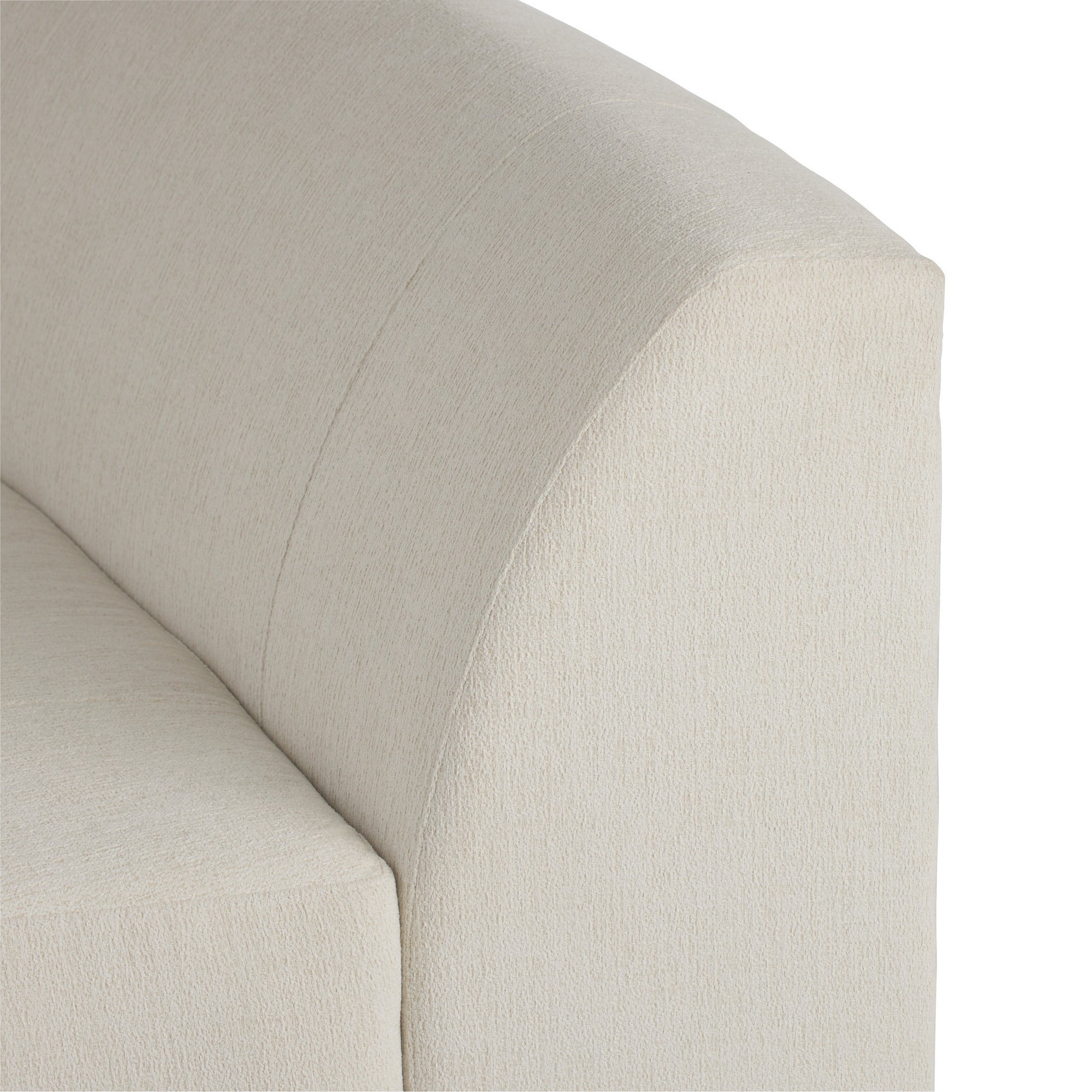 Islander Left Sofa Vanilla Performance Bouclé