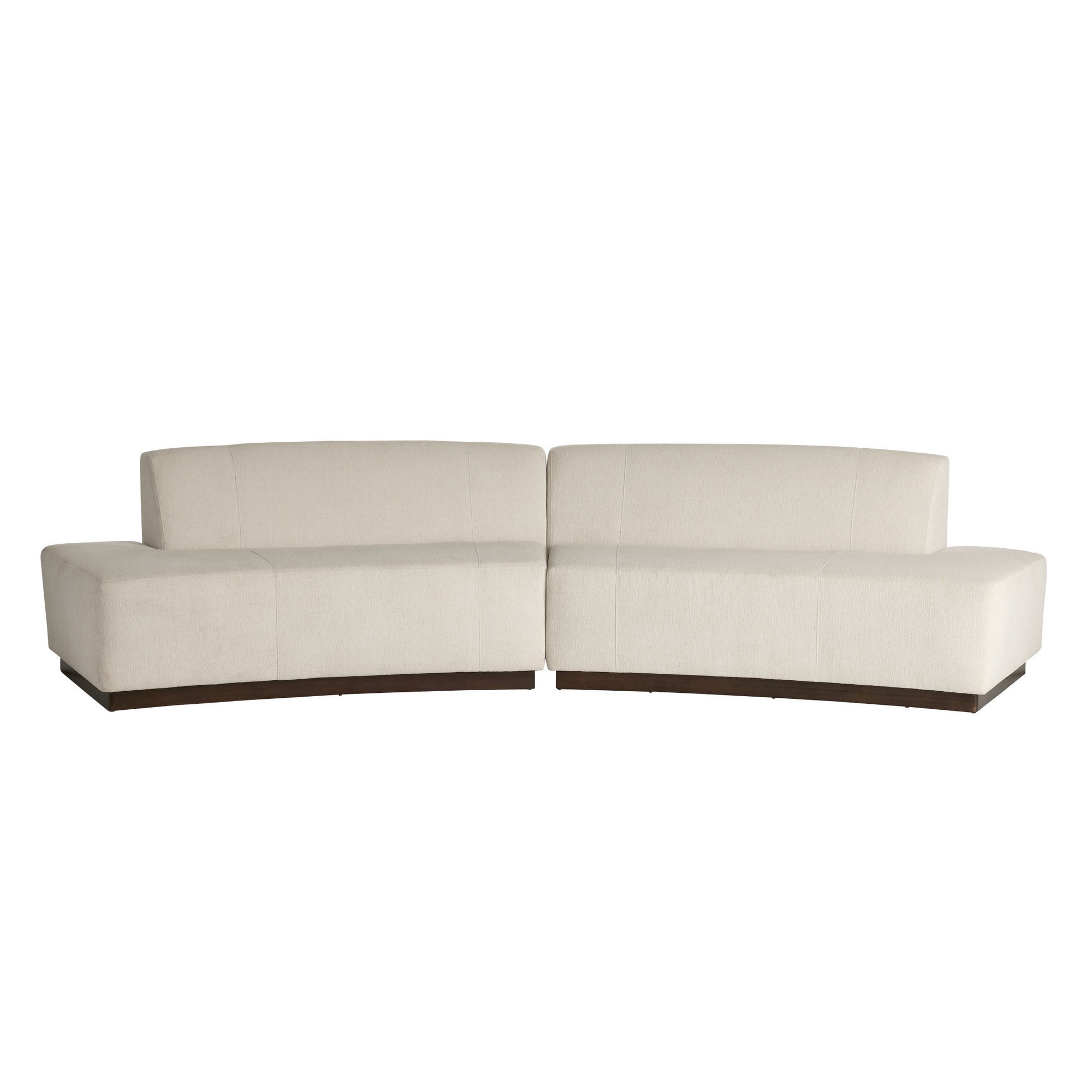 Islander Left Sofa Vanilla Performance Bouclé