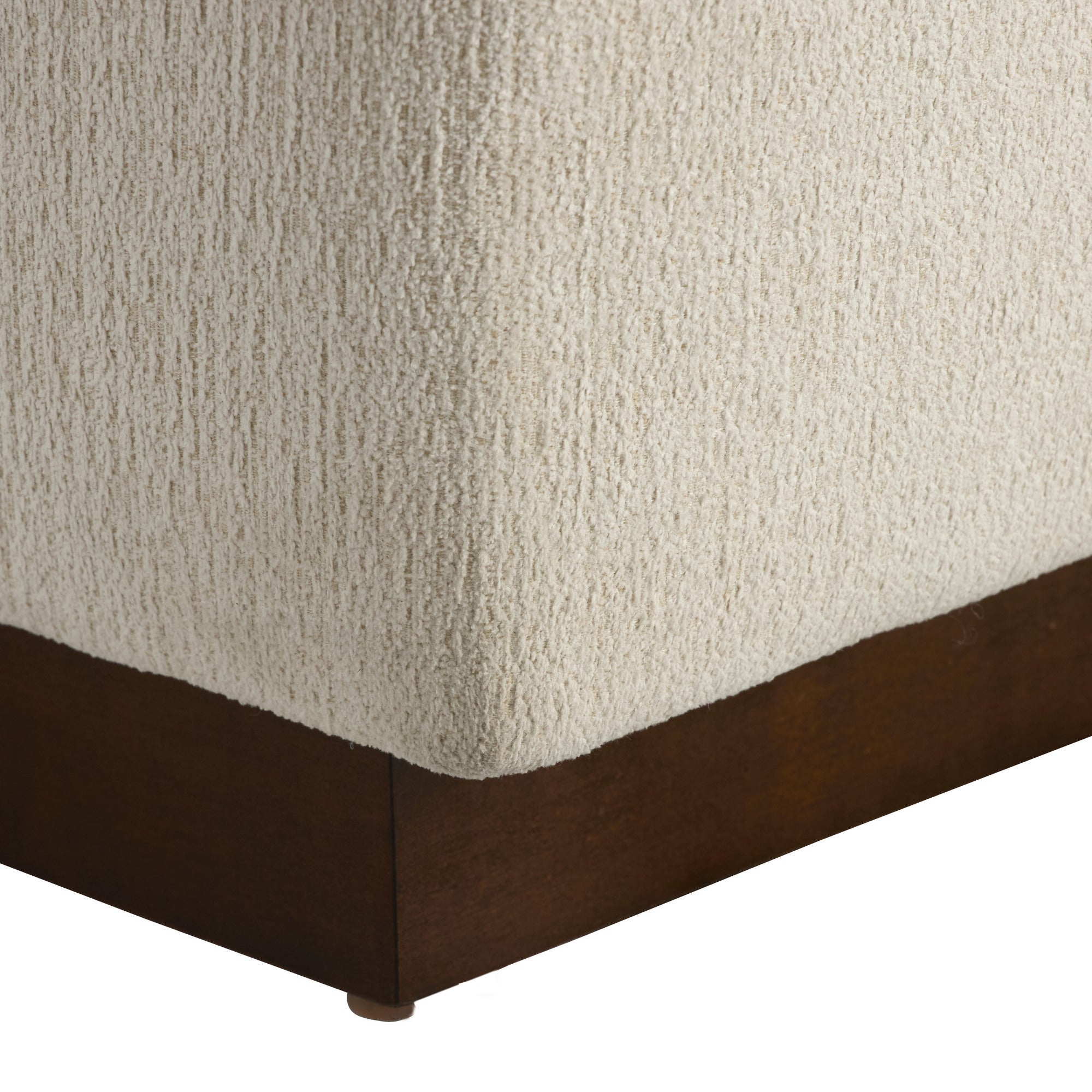 Islander Right Sofa Vanilla Performance Bouclé