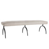 Load image into Gallery viewer, Bahati Bench - Natural Linen